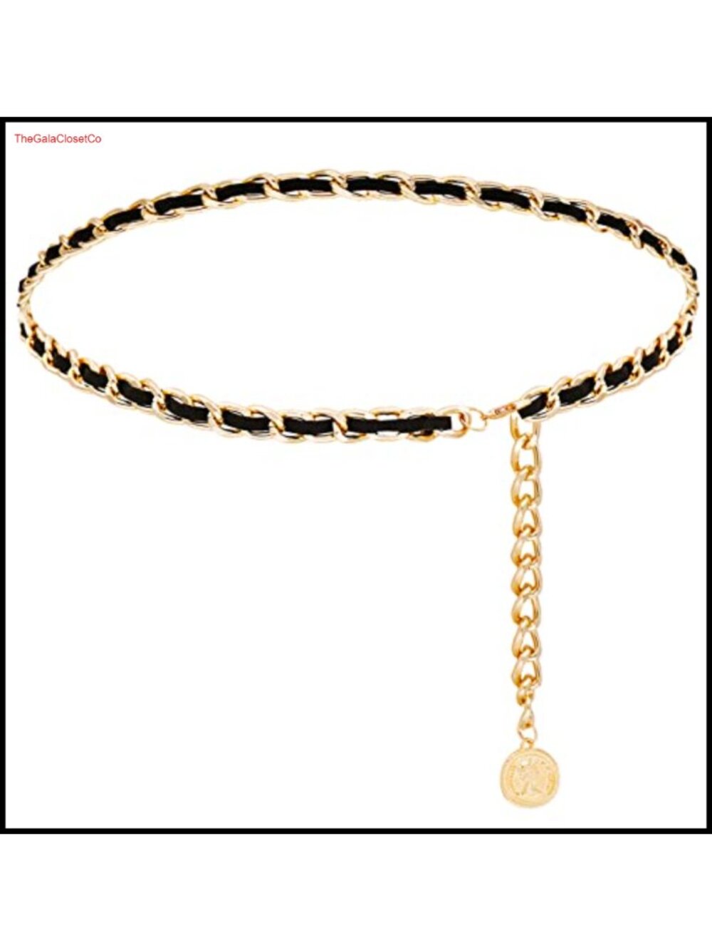 Layered Leather Chain Belt Tassel Waist Chain Adjustable Women's Accessory